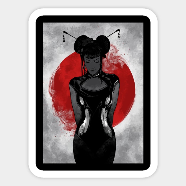 Geisha Sticker by nabakumov